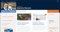 Desktop Screenshot of giacomomancini.it