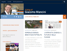 Tablet Screenshot of giacomomancini.it